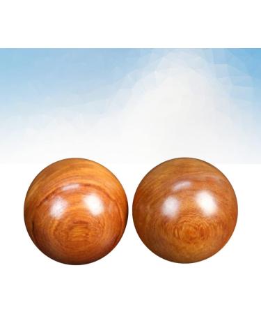 Healeved 6-Pack Baoding Balls - Chinese Health & Massage Therapy Balls for Hand Fitness | Mahogany & Bamboo Traditional Massage Rollers - Buy Online on GoSupps.com