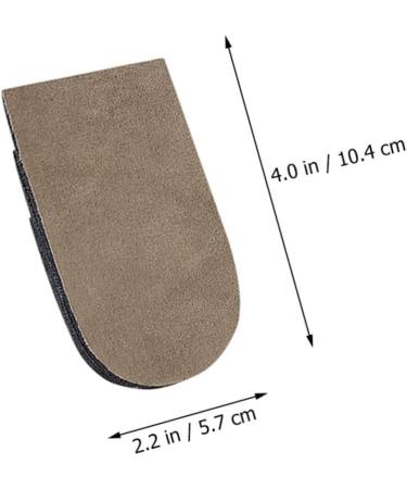 NOLITOY Height Increase Half Pads 4 Pairs Anti-Slip Cushions for Men & Women | Comfortable Shoe Lift & Suede Heel Pads for Sports - Buy Online on GoSupps.com