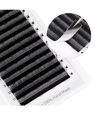 Yy Eyelash Extension D Curl 0.07 - 8mm Mixed Tray with Prefabricated Compartments | Premium Individual Lashes - Buy Online on GoSupps.com