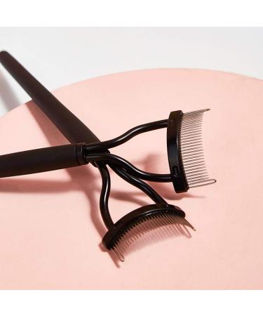 2 PCS Metal Teeth Eyelash Comb & Makeup Mascara Applicator - Curler & Separator Grooming Brushes - Buy Online on GoSupps.com