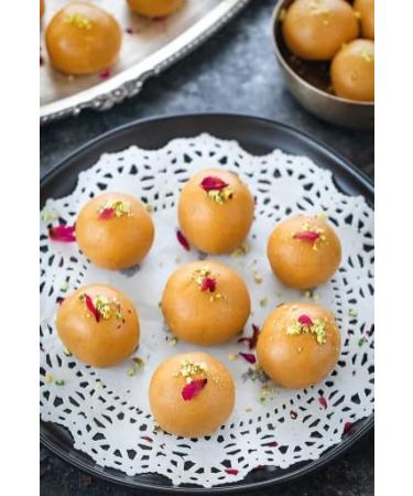 Festival Special Premium (Besan Ladoo) Delicious Indian Traditional Sweets To Sweeten Up Your Celebration Best Gift For All Occasions Marriage Diwali Holi Raksha Bandhan Sold By Kidzbuzz (250g) - Buy Online on GoSupps.com