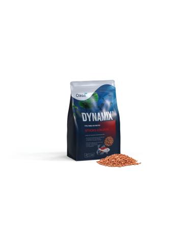 OASE Dynamix Sticks Colour 4 L, Fish Food, Pond Fish Food, Intense Shine and Colour in Red Fish, Regular Growth