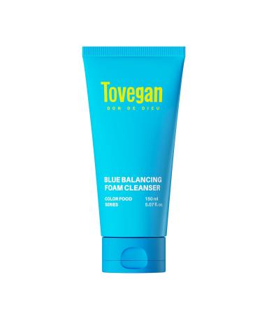 TOVEGAN COLOR FOOD SERIES Blue Balancing Foam Cleanser 5.07 fl.oz