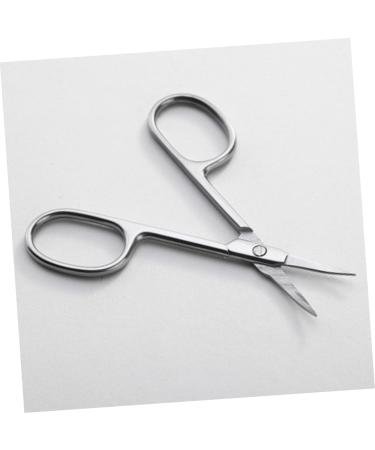 DOITOOL Stainless Steel Scissors Set - Nose Hair Trimmer Eyebrow Grooming & Beard Scissors for Men and Women - Curved Design for Precision Cutting - Buy Online on GoSupps.com