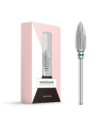 MelodySusie Professional Tornado Nail Drill Bits, 3/32'' Carbide Tungsten Multi-function Bits, Suitable for Manicure Pedicure Cuticle Gel Polishing, Salon Bits, Silver, Series Bit-X, Coarse Coarse-C Oval Tornado Bit - Buy Online on GoSupps.com