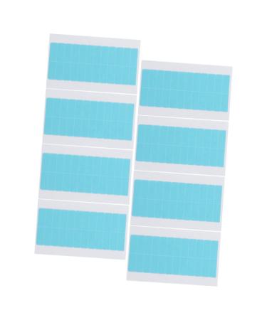 Ipetboom 8 Sheets Seamless Hair Extensions Extention Tape Women Hair Tape Women Wig Tape Ladies Wigs Double Sided Sticky Tape Hair Ribbons Hair Wig Tape Front Lace Blue Glue Miss Pu