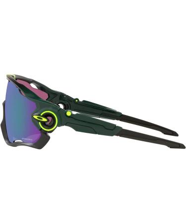 Oakley Men's OO9290 Jawbreaker Shield Sunglasses - Matte Hunter Green/Prizm Road Jade - Buy Online on GoSupps.com