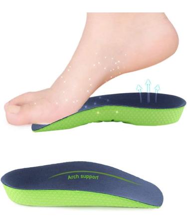 Arch Support Orthotic Insoles for Plantar Fasciitis | High Arch Inserts for Men 9-10 - Relief for Flat Feet & Heel Spur Pain - Buy Online on GoSupps.com