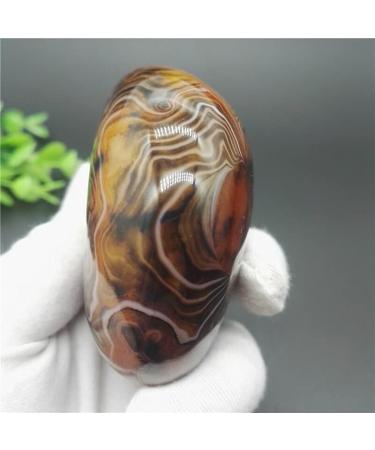 + Natural Rare Silk Agate Crystal Stone Rock Gemstone Specimen Home Decor Gem Carnelian Crystal Home Decoration Full of Texture - Buy Online on GoSupps.com