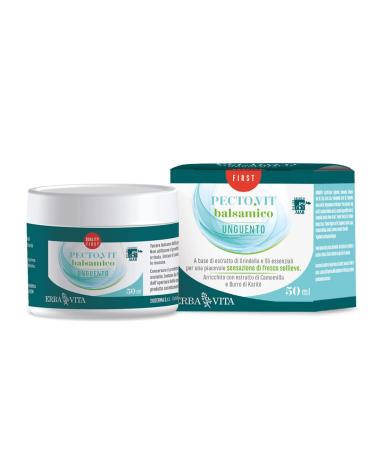 Erba Vita Group ERBA VITA PectoVit Organic balsamic ointment for outdoor use for a pleasant feeling of freshness and relief of the respiratory tract 50 ml