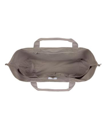 L SSIG Baby Shopping Bag - Organic Cotton Stroller Bag | Washable Taupe Green Label Shopper - Perfect for Parents - Buy Online on GoSupps.com