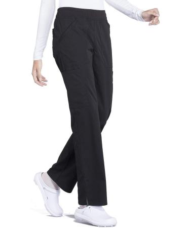 Workwear Professionals Women's Scrubs Pull-On Cargo Pant | Soft Stretch Fabric | Medium, Black - WW170 - Buy Online on GoSupps.com