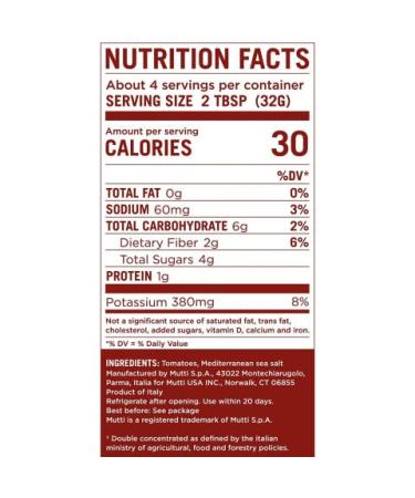 Mutti Italian Tomato Paste - 4.5 oz Pack of 6 | Premium Quality for Authentic Cooking - Buy Online on GoSupps.com