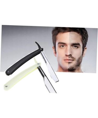 Magiclulu Manual Razor for Men - Safe Hair Shaver & Eyebrow Trimmer (2 Pcs) - Premium Quality Electric-Free Razor - Buy Online on GoSupps.com