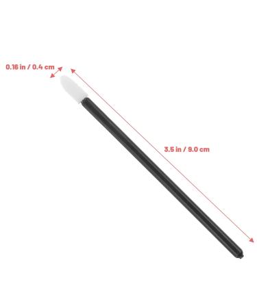 Healvian 50pcs Lipstick Brushes - Mini Lip Balm & Eye Shadow Applicators for Makeup - Durable Solid Plastic Scrubber Brushes - Buy Online on GoSupps.com