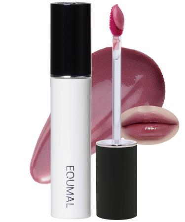 EQUMAL Non-Section Glowy Tint   110 DIM DREAM   Glass Lasting Transparent & Flexible Lip Makeup - Moisturizing Lip Stain for Glossy Finish   Buildable Lipstick for Fuller Looking Lip  0.18 fl.oz.