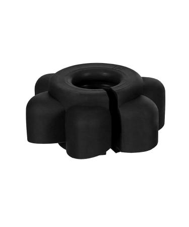 Bottle opener flower opening aid screwing aid safe non-slip grip Color: Black Quantity: 1 piece 1 piece Black