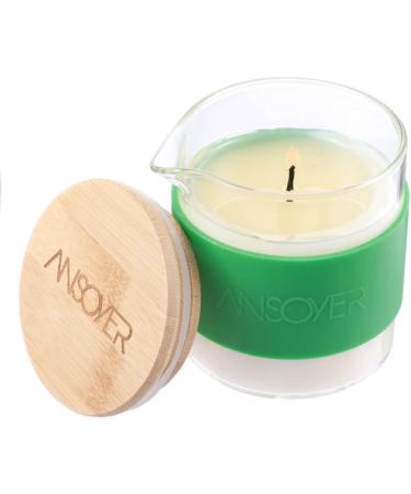ANSOYER Vanilla Massage Candle 200g - Luxurious Aromatherapy for Relaxation & Wellness - Buy Online on GoSupps.com