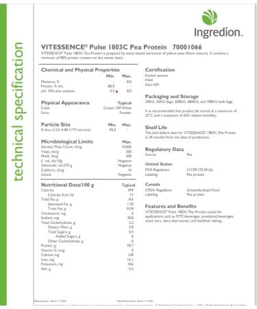 Premium Pea Protein Isolate Bulk pouch Non-GMO (8 lb) 8 Pound (Pack of 1) - Buy Online on GoSupps.com