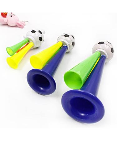 BESPORTBLE 10pcs Plastic Stadium Horn Air Horn for Sporting Events - Loud Noise Maker for Football Fans and Kids - Perfect for Soccer, Football, Carnival Parties - 13.5cm (Random Color) - Buy Online on GoSupps.com