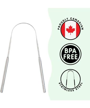 Mintier Tongue Scraper - 100% Rust Resistant Stainless Steel Cleaner (2-Pack) for Improved Oral Hygiene and Fresh Breath - Dishwasher Safe - Buy Online on GoSupps.com