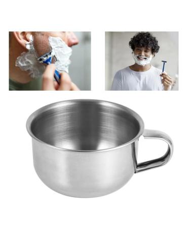 Premium Stainless Steel Shaving Soap Bowl - Hygienic & Practical Shaving Tool for Men | International Shipping Available - Buy Online on GoSupps.com