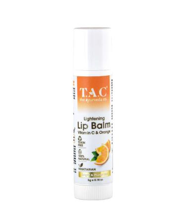 Vitamin C & Orange Lip Balm for Lip Lightening and Pigmented Lips with Shea Butter and Castor Oil For Women & Men All Skin Types 5gm