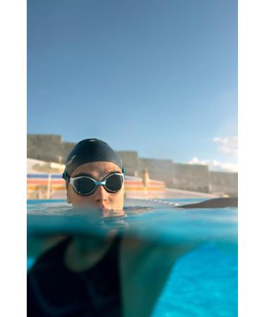 Shop Arena Air-Bold Swipe Swimming Goggles | Unisex UV Protection Glasses with Anti-Fog & Air Seals - Large Size Clear White Black - Buy Online on GoSupps.com