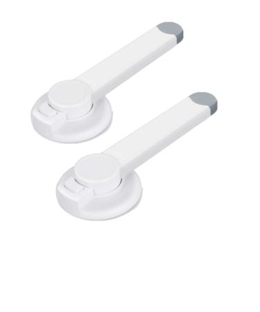Baby Proofing Toilet Locks Child Safety Toilet Seat Locks Prevent Toddler Cats Opening Toilet Lid Easy to Install Child Proof & Pet Proof (2 Pack)