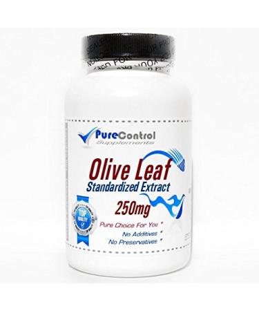 Olive Leaf Standardized Extract 250mg // 200 Capsules // Pure // by PureControl Supplements