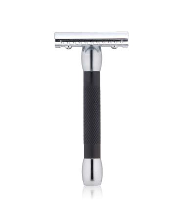 Merkur Black Double Edge Safety Razor 30C (90 30 011) Silver-black