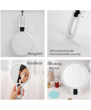15x Magnifying Handheld Mirror - Double Sided Travel Folding Makeup Mirror - Buy Online on GoSupps.com
