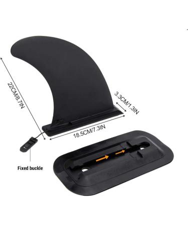 Inflatable Paddle Boards Surf Fins - 9in Plastic SUP Fin for Stand Up Paddle Board, Canoes, Surfboards | Surf Water Wave Accessory - Buy Online on GoSupps.com