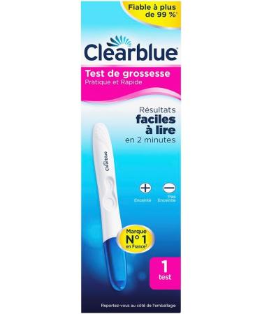 Clearblue Pregnancy Test - Fast 1-Minute Results - 1 Test Unit - Buy Online on GoSupps.com
