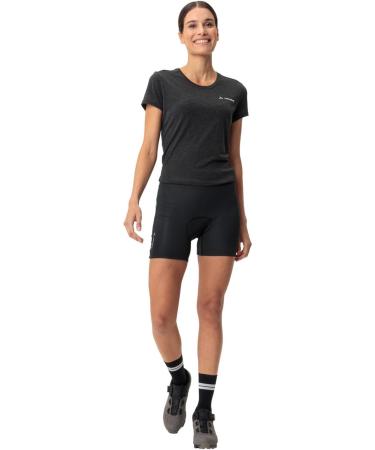 Vaude Women's Bicycle Pants - Padded T-Pad Inner Trousers for Comfort Quick-Drying & Breathable Size 36 Slim Black - Buy Online on GoSupps.com