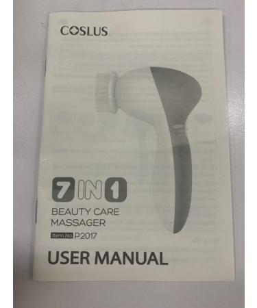 Coslus Electric Face Cleansing Brush - IPX7 Waterproof 7 Brush Heads for 360 Deep Cleansing - Buy Online on GoSupps.com
