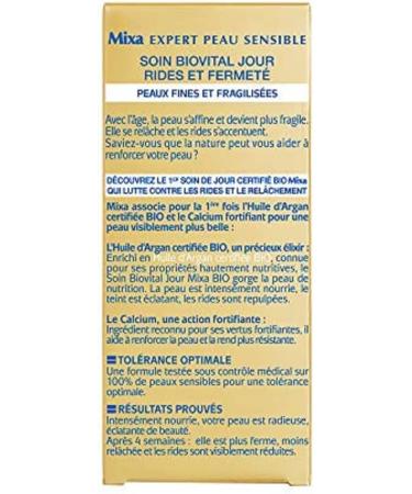 Mixa Biovital Soin de Jour Anti Rides + Rel chement Pot 50 ml - Buy Online on GoSupps.com