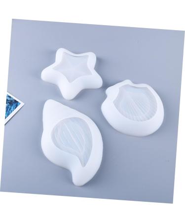 STOBOK Epoxy Mold 2pcs Dish Mold Candy Container Silica Gel White Craft Mold Whitex2pcs 15.5X15.5CMx2pcs - Buy Online on GoSupps.com