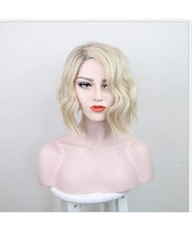 BGHJUE WIG Halloween Long Curly Hair Medium Color Synthetic Hair Wigs for Women Long Straight Front Wig with Natural Hairline Middle Part
