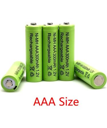 20 Packs 1.2V AAA 300mAh Ni-MH Rechargeable Batteries for Solar Lights Outdoor Garden Solar Light Lamp - Buy Online on GoSupps.com
