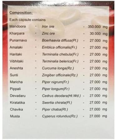 AVN Xerfer Capsules - Helps in Anemia by promoting Natural RBC formation Helps Improve Hemoglobin Levels Enhances Iron absorption (Pack of 1) (120 Capsules) - Buy Online on GoSupps.com