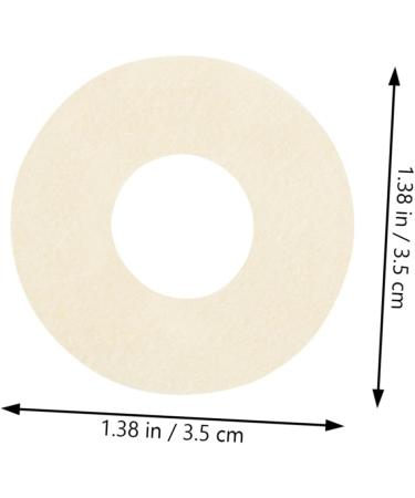 SOLUSTRE 10 Sheets The Prdinary Binder Feet Care Pads Comfry Adhesive Snug Corn Pads for Feet Corn Pads for Toes Corn Cushion Foot Care Supplies Cushions Compact Corn Pads Felt White White 3.50X3.50X0.20CM - Buy Online on GoSupps.com