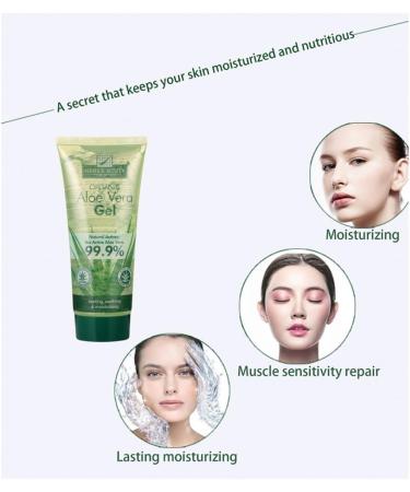 1PC Aloe Vera Gel Ultra Hydrating Skin Cooling Aloe Gel Natural Aloe Essential Daily Moisturizer Non-sticky Hair Conditioner For Skin face And Hair aloe vera - Buy Online on GoSupps.com