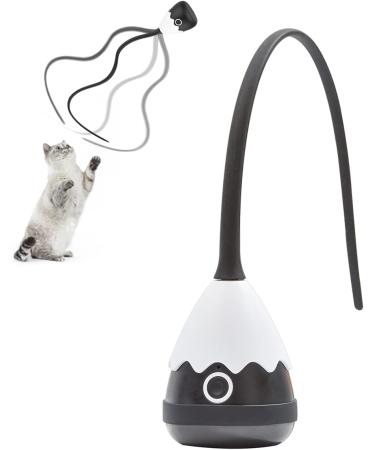 Interactive Cat Magic Rod Toys - 2 Pack Silicone Tail Teaser for Indoor Cats (Black & Blue) | International Shipping - Buy Online on GoSupps.com