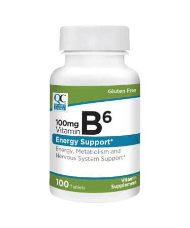 Quality Choice Vitamin B6 100mg 100 Tablets