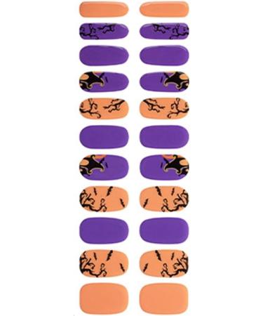 Bottone Semi Cured Gels Nails Strips Halloween Nails Stickers Luminous Nails Polish Strips Full Nails Wrap Nails Art Decoration Bsa0055 - Buy Online on GoSupps.com