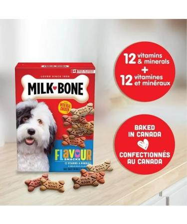 Small Assorted Meat Flavoured Dog Treats Bundle. Includes (1) Box of Milk-Bone Flavour Snacks Small Assorted Biscuits (800g) w/Water Cooler Trivia Game by BIG MAPLE . Dogs - Buy Online on GoSupps.com