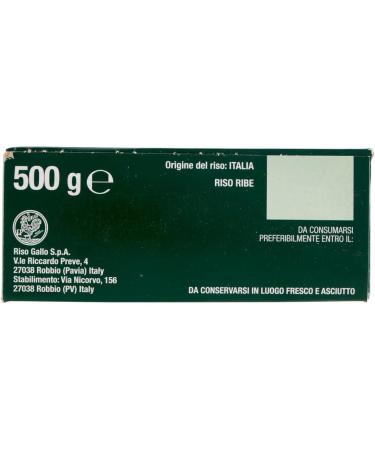  Italian Gourmet E.R. Gran Gallo Riso Ribe - 100% Italian Rice - Ideal for any type of recipe - Cooking time 15 minutes - 500g pack + 400g box - Buy Online on GoSupps.com