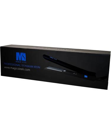 Magic Sleek Flat Iron | 1 Inch Professional Titanium Hair Straightener for International Shipping - Buy Online on GoSupps.com