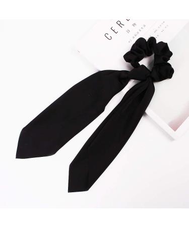 Chiffon Bowknot Hair Ties - Vintage Floral Scarf Ponytail Holders | 12 Pack Hair Accessories for Women - Buy Online on GoSupps.com